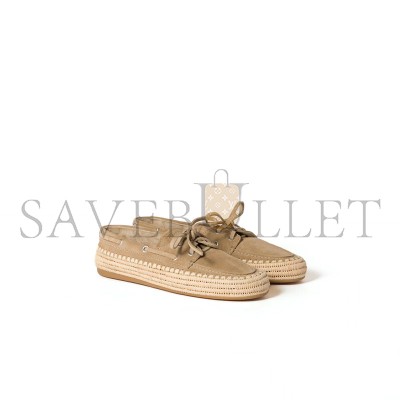 MIU MIU SUEDE AND RAFFIA BOAT SHOES 5D378E MIU MIU SUEDE AND RAFFIA BOAT SHOES 5D378E